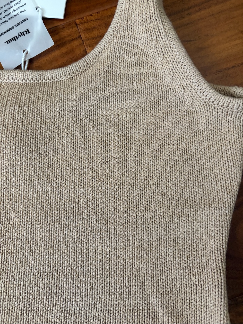 RHYTHM Women's Cove Scoop Tank Top Small NWT - Picture 2 of 7